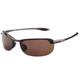 thumbnail image 3 of "The Raptor" Polarized Bifocal Lightweight Sunglasses for Men and Women - Tortoise - 3.00, 3 of 5