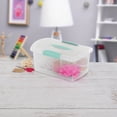 thumbnail image 4 of Sterilite Medium Nesting ShowOffs, Stackable Storage Bin with Latch Lid, 18 Pack, 4 of 10