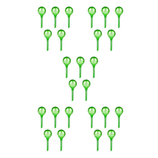 VONKY 5pcs/set Automatic Irrigation Device Plant Helper For Busy Individuals Plant Self Watering Globes PVC Easy To L green round 5Set