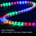 thumbnail image 3 of DELight 150Ft Rope Lights 1620 LED Outdoor String Lights Cuttable 2 Wire Waterproof Decorative RGBY Lighting for Deck Patio Backyards Garden Halloween Christmas Decorations, 3 of 7