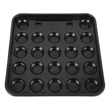 Plateau pour Balles de Billard, Pratique Professionnel à 22 Compartiments Plateau pour Balles de Billard en Plastique Poids Modéré pour Table