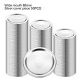 thumbnail image 4 of Canning Lids Metal Sealing Jar Lids Replacement Split-Type Can Lid; Replacement Caps, Wide Mouth, 86mm, 50pcs, 4 of 8