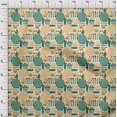 thumbnail image 4 of oneOone Polyester Spandex Yellow Fabric Beach Sewing Material Print Fabric By The Yard 56 Inch Wide, 4 of 4