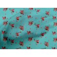 thumbnail image 4 of oneOone Cotton Poplin Fabric Leaves & Flower Floral Print Fabric BTY 42 Inch Wide, 4 of 4