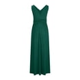 thumbnail image 4 of UPPADA Plus Size Wedding Guest Dress for Womens Short Sleeve Wedding Ball Prom Formal Dress Floor-Length Dress Cocktail Wedding Formal Wrap Dress Clearance Wedding Dress, 4 of 6