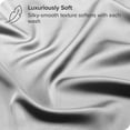 thumbnail image 3 of Bare Home Bamboo Sheet Set - Made from Rayon Fibers - Deep Pockets - 4 Piece - King, Light Gray, 3 of 7