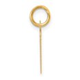 thumbnail image 2 of Diamond2Deal 14K Pendentif Initiale Lettre m en Or Jaune Incliné Petit pour Femmes, 2 of 5