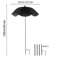 thumbnail image 2 of Tyidzon Tools Large Garden Parasol With Plant Stake Outdoor Sunlight Shade And Rain Protection Umbrella For Potted Plants, 2 of 5