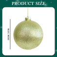 thumbnail image 3 of Liquidation!Dainzusyful Décorations de Noël Ornements de Noël Rouges Ancre 8 Pouces Incassable Grande Boule de Noël Bonbon Or Décoration Boule de Décoration des Fêtes de Noël à Créer Vert, 3 of 4
