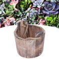 thumbnail image 4 of Rustic Flower Plant Pots, Wall Hanging Barrel Planter Innovative Decorative Weather Resistance  For Garden, 4 of 8