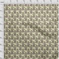 thumbnail image 3 of oneOone Viscose Chiffon Fabric Leaves & Floral Block Print Fabric By The Yard 42 Inch Wide, 3 of 4