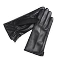 thumbnail image 1 of serony Mode Femmes Gants Chauds d'Hiver en Cuir PU Doublés Doux pour Course Conduite, 1 of 9