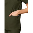 thumbnail image 4 of Adar Universal Unisex Scrubs - V-Neck Tunic Scrub Top, 4 of 7