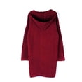 thumbnail image 4 of Qertyioot Plus Size Coat for Womens,Medium Length Cardigan Knitted Sweater Jacket, 4 of 6