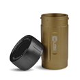 thumbnail image 1 of Corloq EDC120 Rugged Compact Waterproof Storage Tactical Belt Molle Pouch Accessory, High Strength Zytel, Tan Body, Blk Cap, 1 of 7