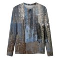 thumbnail image 4 of EQWLJWE Chandails à Manches Longues Tor Femmes Grande Taille Chandail à Col Rond Imprimé pour Femmes Haut Décontracté à Manches Longues pour Femmes Vêtements d'Automne pour Femmes, 4 of 4