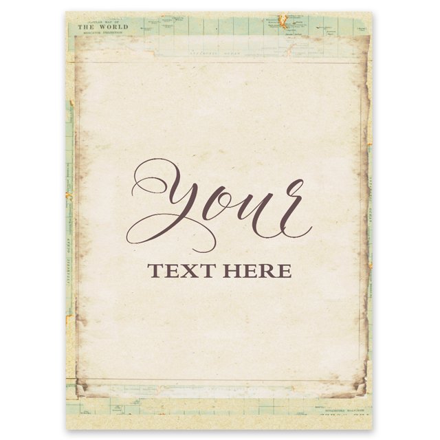 Darling Souvenir MADE WITH LOVE PersonalizedWelcomeBannerVintage Handmade Paper,Custom Text Poster Party CollectionWelcomeSignGreat For Wedding, Birthday, Engagement Party- 18x12