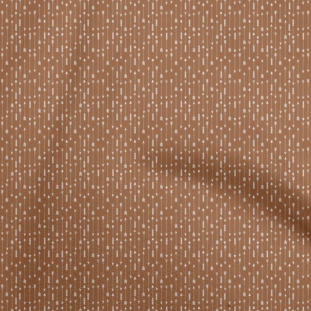 oneOone Cotton Jersey Orange Fabric Arow Craft Projects Decor Fabric Printed By The Yard 58 Inch Wide