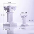 thumbnail image 1 of facefd Pilier Romain Miniature Piédestal Statue Colonne Grecque pour Table de Scène Jaune, 1 of 8