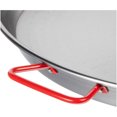 thumbnail image 2 of Matfer Bourgeat 071050 27 1/2" Polished Steel Paella Pan w/ Rigid Bottom, 2 of 3