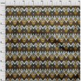 thumbnail image 3 of oneOone Silk Tabby Fabric Diamond & Swirl Ikat Print Fabric By Yard 42 Inch Wide, 3 of 4
