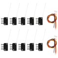 thumbnail image 2 of Dioche Normalement Ouvert Microswitch, Microswitch, 10pcs Normalement Ouvert Micro Switch Longue Broche pour les Boutons de Console de Jeu Interrupteurs Électroniques, 2 of 8