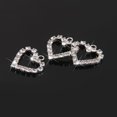 thumbnail image 3 of Bunblic 20x Coeur en Forme de Strass Pendentifs DIY Collier Passe-Temps Bijoux Fantaisie, 3 of 8