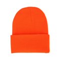 thumbnail image 1 of Beanie Elastic Warm Woolen Yarn Roll up Edge Skull Cap for Spring, 1 of 11