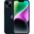 thumbnail image 1 of Apple iPhone 14 Restauré - Déverrouillé - 256 Go Minuit - MPVV3LL/A (Reconditionné), 1 of 5