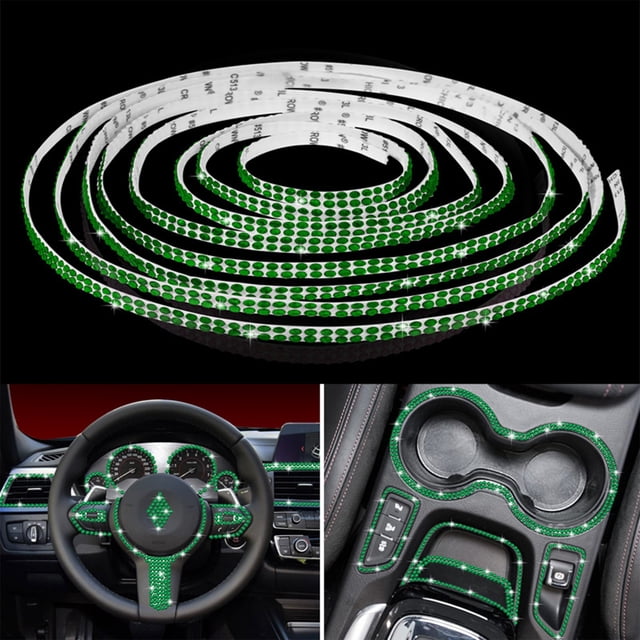 Meitianfacai Self Adhesive Shiny Crystal Car Decoration Sticker