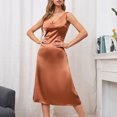 thumbnail image 2 of Robe Sans Manches pour Femmes Mode Femmes Décontractée Solide Ample Aguichant Col en V Sans Manches Longue Robe Robe pour Femmes Décontractée Aguichant Robe Aguichant pour Femmes Robe Décontractée pour Femmes Aguichant, 2 of 7