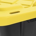thumbnail image 4 of Tuff StoreTM 102L (27 gal.), Heavy Duty Storage Tote - Yellow & Black, 4 of 13