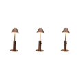 thumbnail image 3 of Baohd Dimmable Bedside Table Lamp Elegant Bar Decor Battery Powered Umbrella Bronze 3Set, 3 of 6