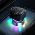 thumbnail image 1 of Dvkptbk Vehicle Player Car Bluetooth Mp3 Player Bluetooth Receiver Fm Transmitter Lighter Type Fast Charger Car Charger Car Accessories, 1 of 9