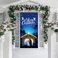 thumbnail image 4 of Hbdhejl Christmas Door Decoration Door Cover Hanging Cloth Holiday Party Layout Scene Background Cloth, 4 of 4