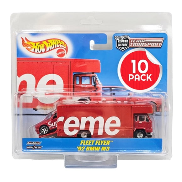 110x EVORETRO PET Protectors for Hot Wheels Team Transport – Clear Durable Display & Storage Cases for Diecast Car Collectibles