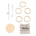 thumbnail image 3 of Darning Mini Loom Tool, Easy Operation Darning Mini Loom Mini Size  For Jean 12 Hooks, 3 of 8