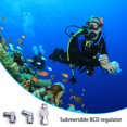 thumbnail image 1 of 90/110/360 Degree Swivel Hose Adapter Threaded Portable Low Pressure Scuba Connector Rotatable Universal Joint Fitting Accessories AD-110 110°, 1 of 8