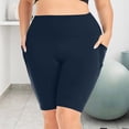 thumbnail image 4 of Wlynlyn Plus Size Biker Shorts for Women High Waisted Compression Yoga Tights Quick Dry Workout Shorts, 4 of 7