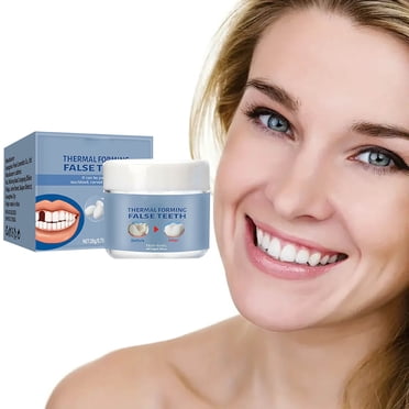 WIFKLSIIPG Filler for front Teeth Moldable Glue for Teeth Natural Look Easy Application Long Lasting Fix