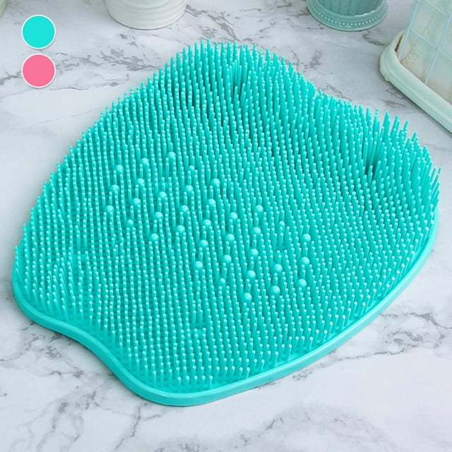 Shower Foot Scrubber Massager Cleaner for Shower Floor Foot Scrubber Mat with Non-Slip Suction Cups Improve Circulation Exfoliation Massage Mat Foot Cleanerand Reduce Feet Pain