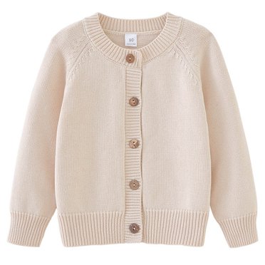 Tranfacy Girls Fall Sweater,Girls Cardigan Sweater,Children's Men and Women Long Sleeves Round Neck Sweater