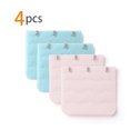 thumbnail image 2 of INSPIRE CHIC sous-Vêtements pour Femmes Boucle 3 Crochets Rangée Rallonge de Bretelle de Soutien-Gorge Ensemble Rose Bleu 4 Pcs, 2 of 5