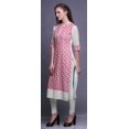 thumbnail image 3 of Bimba Robes Tuniques Droites pour Femmes Kurta d'Été Imprimée, 3 of 6