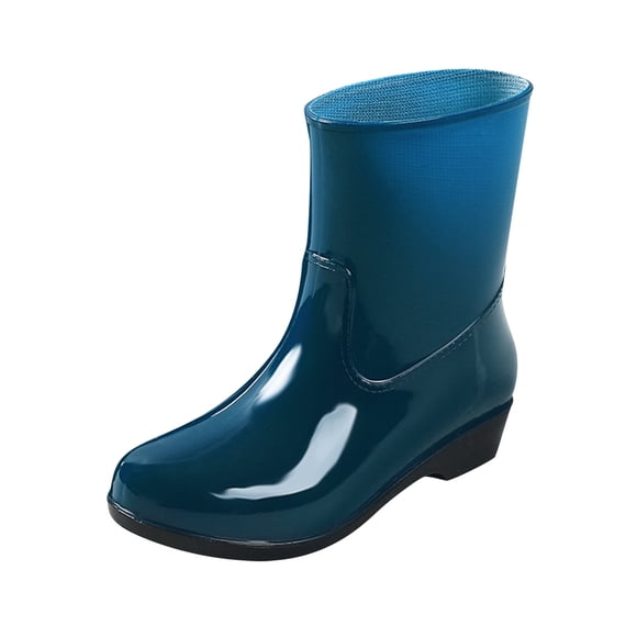 2025 Women Shoes Short Rain Latest Boots for Men Boots for Womens Ankle Flat Boots for Women Rainboot Slip on Garden Rain Shoes Women with Memory Foam Boot Rubber Shoes