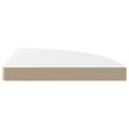 thumbnail image 2 of vidaXL Floating Corner Shelf High Gloss White 35x35x3.8 cm MDF, 2 of 4