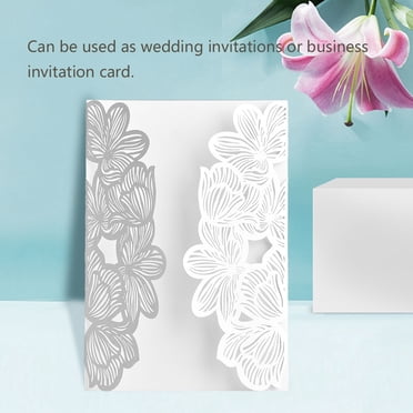 Quinceanera Invitations, 10Pcs Blank Kraft Wedding Invitation Cards Wedding Invitation Wedding Invites Personalized Business Invitation Cards for Wedding Engagement Birthday