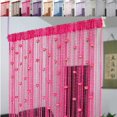 thumbnail image 2 of TIELUTT Rose Thread Door Curtain 2024 39x79 Inch String Curtain with Roses Room Divider Decoration Light Curtains 84 Rosette Curtains with Tiebacks Curtains Darkening Panels for Windows Shirt Curtains, 2 of 8