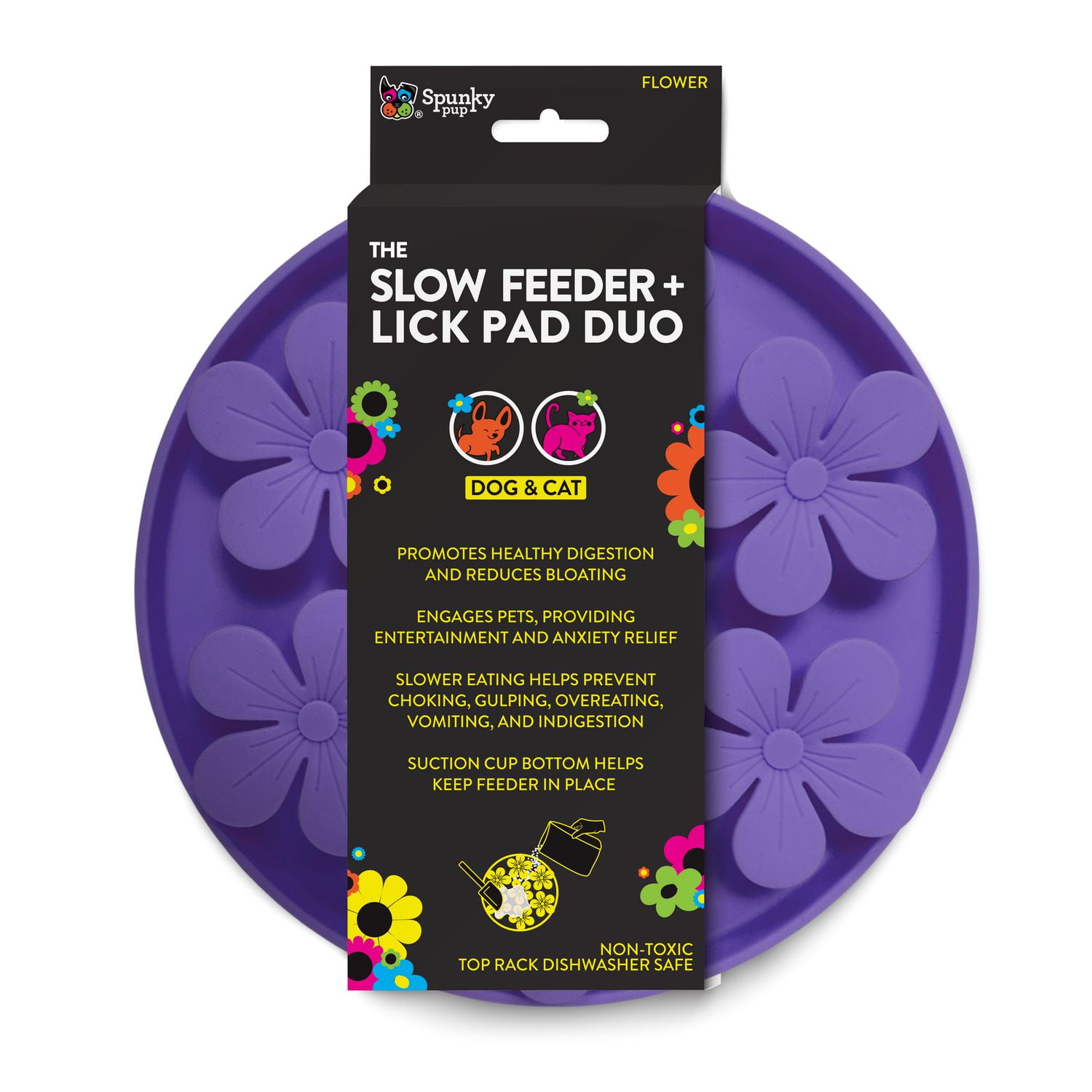 Slow Feeder - Lick Pad Combo Dog Toy