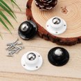 thumbnail image 4 of 8pcs Adhesive Caster Wheels Mini Caster Wheels Swivel Wheels Stick On Wheels Universal Wheels For Home Appliance, 4 of 5
